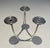 1970s Design/One silver metal candlestick For Sale - Image 5 of 11
