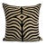 Handmade Kashmiri Crewel Zebra Pattern Wool Pillow Cover Global Chic 18 X 18 For Sale