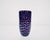 Glass Murano Glass Vase with Floating Murrine Mosaic in Blue and Red, 1980s For Sale - Image 7 of 18