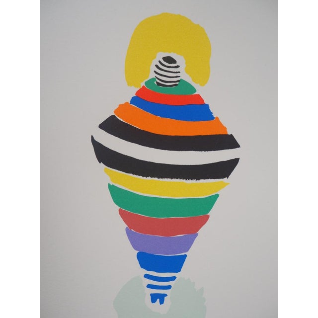 Modern Sonia Delaunay, Robe, Lithograph For Sale - Image 3 of 6
