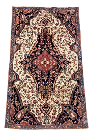 Antique Malayer Rug, 1890s