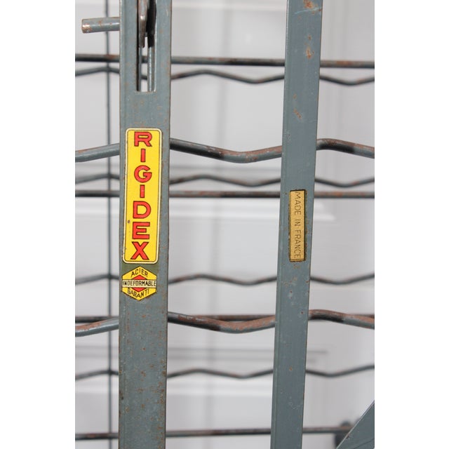 Art Deco 1940s Rigidex 300 Bottle Wine Safe Rack Security Locking Metal Cage For Sale - Image 3 of 17