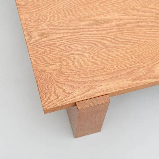 Solid Oak Low Table from Dada Est. For Sale - Image 6 of 17