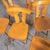 Industrial Handmade Blonde Dining Chairs, Alsace, France, 1950s, Set of 6 For Sale - Image 10 of 11
