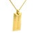 A sleek and sculptural Bulgari collectible, this 1998 18K yellow gold bar pendant necklace embodies the maison’s...