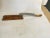 French Wood and Steel Bread Knife on Wood Plate, 20th Century For Sale - Image 4 of 12
