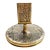Tiffany Gold Gilt Favrile Art Glass Cigarette Ashtray Match Holder For Sale