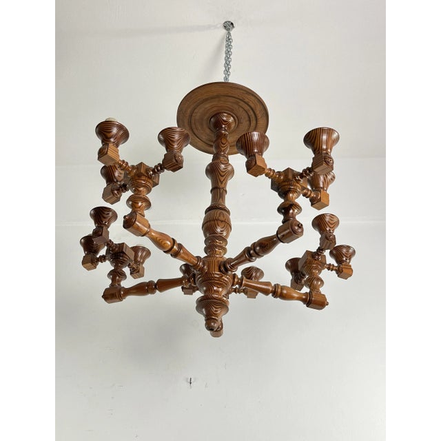 Mid-Century Modern Mid-Century Swedish 15-Light Chandelier, 1960s For Sale - Image 3 of 9