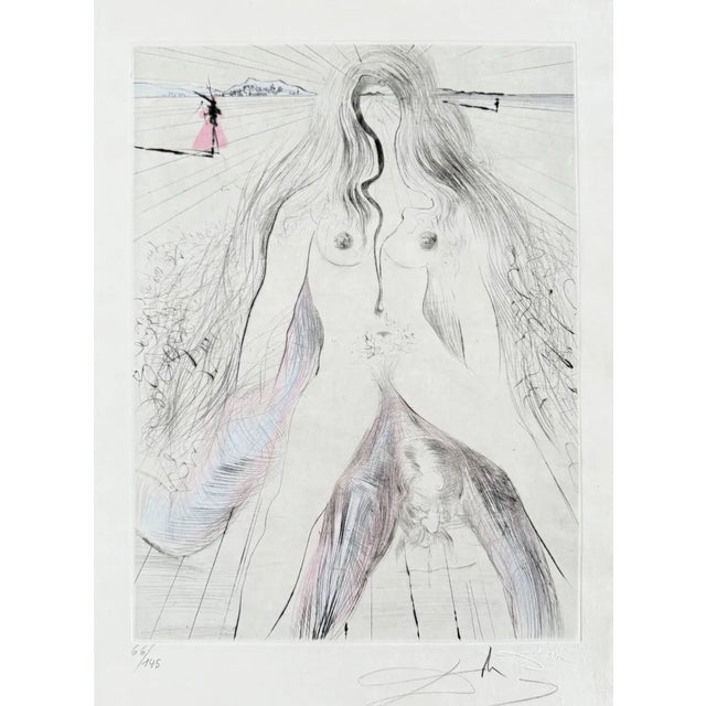 Salvador Dali, Femme à cheval, 1969, Etching For Sale