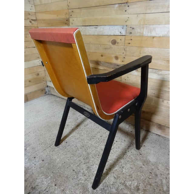 Ebonised Dining Chairs from Stako, 1950s, Set of 4 For Sale - Image 9 of 15