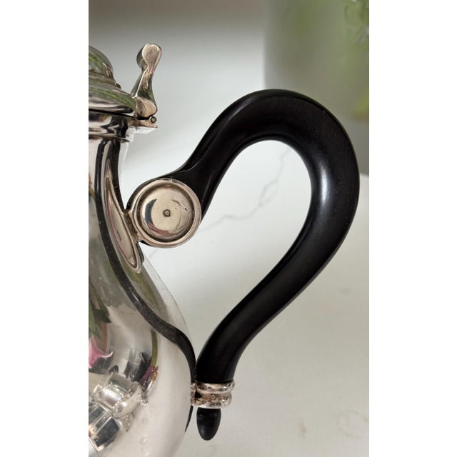 Classic Christofle design with beautiful wood handle. Come with original Christofle box. Clean and elegant. Strong silver...