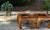 Wood 3-Piece Ming-Style Coffee & Side Table Set, 1970s Hollywood Regency Chinoiserie, Glass Tops, Sculptural Legs For Sale - Image 7 of 8