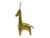 Vintage Gold Solid Brass Llama Mule Donkey Horse Figurine Model For Sale - Image 4 of 7