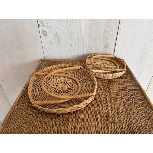 1980 Folding Baskets From People's Republic of China For Sale - Image 4 of 12