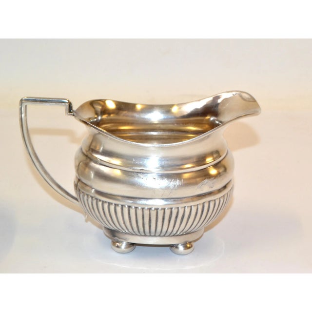 British Colonial Antique 1910 Cheltenham Silver Coffee Service Sheffield England For Sale - Image 9 of 13