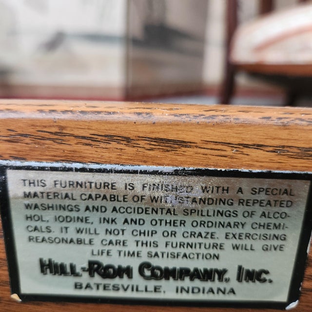 1960s MCM Tangerine Naugahyde & Walnut Wood Chair & Ottoman - Footstool, Orange Soft Upholstery & Walnut Finish - Tiny Flaws For Sale - Image 16 of 18