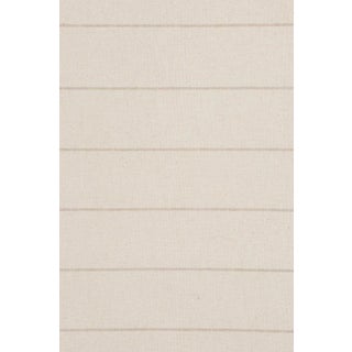 Cadiz Stripe Natural Double Width Fabric - Sample For Sale