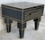 New Pair of Mirrored Low Nightstand in Black Mirror and Chrome with Drawer For Sale - Image 4 of 18