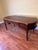 Wood 1980s Thomasville Traditional Solid Wood Writing Desk With Brass Hardware For Sale - Image 7 of 10