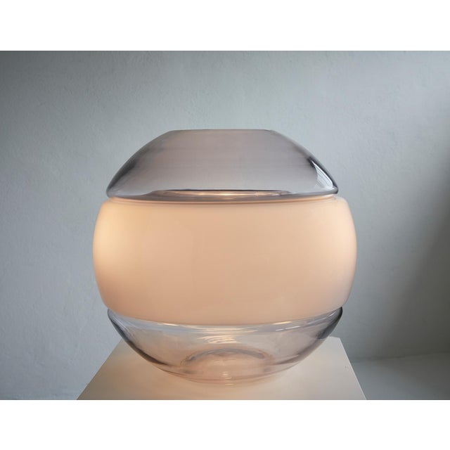 Spherical Glass Table Lamp by Carlo Nason for Linea Gb, Italy, 1970s For Sale - Image 9 of 9