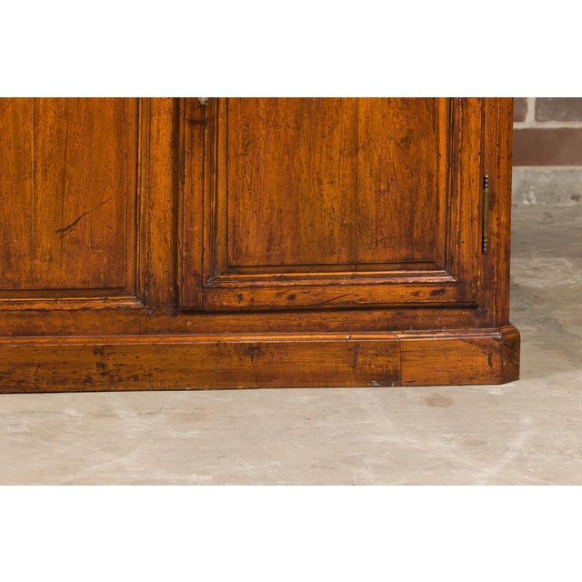French 19th Century Carved Walnut Buffet with Two Doors and Single Drawer For Sale - Image 9 of 12
