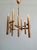 Geometric Brass Chandelier by Gaetano Sciolari for Massive, 1970s For Sale - Image 14 of 14