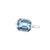 Natural Aquamarine Ring 6.5 14k White Gold 3.21 TCW Certified, Size 6 For Sale In New York - Image 6 of 11