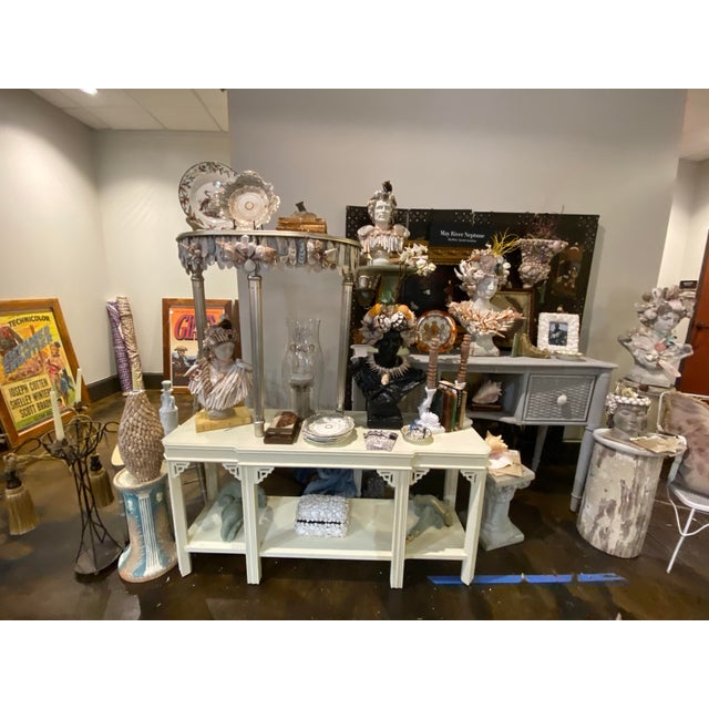 Vintage White Shell-Encrusted Box For Sale - Image 12 of 12