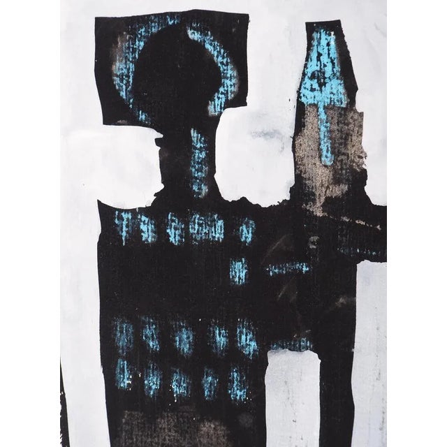 Jacques Soisson, The Sacred Guardians, Acrylic on Paper For Sale - Image 5 of 6