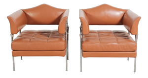 Set of Hydra Sirius Lounge Chairs by Luca Scacchetti for Poltrone Frau, 1990s