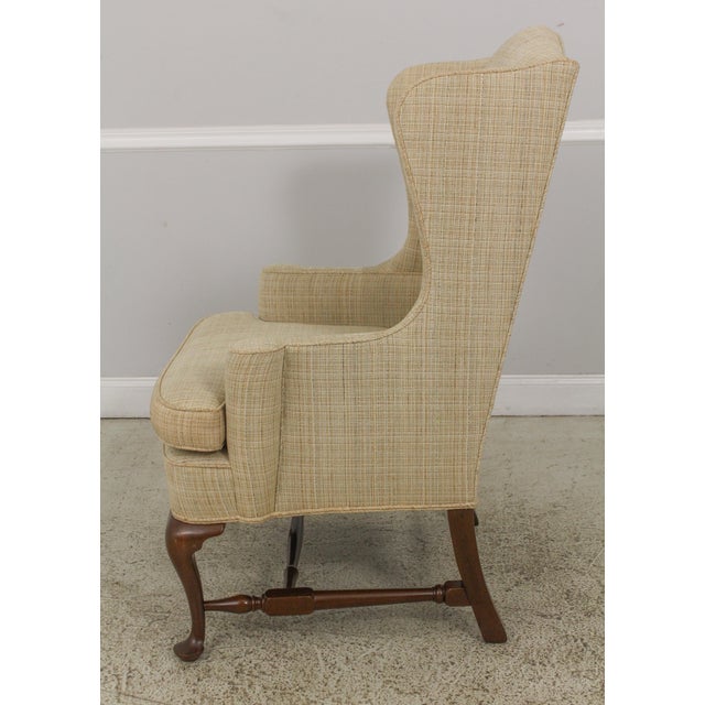 Pair Kittinger Model Od261 Queen Anne Mahogany Wing Chairs Chairish