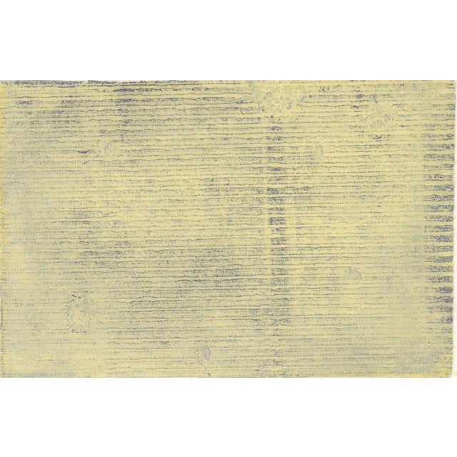 Not Quite Green - Minimalist Transfer Monotype in Oil by Heather Speck For Sale - Image 4 of 9