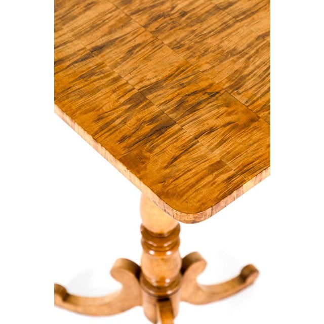Wood Victorian Satinwood Occasional Table For Sale - Image 7 of 11