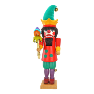 Vintage Christian Ulbricht Court Jester Nutcracker Signed 1990s