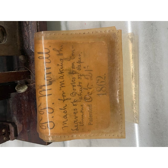 Mid 19th Century 1862 Documented Patent Model for Book Pages For Sale - Image 5 of 12