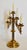 Large Mid 20th Century Articulating Gilt Brass Candelabra For Sale - Image 10 of 12