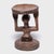 Carved Wooden Songye-Style Caryatid Stool, C. 1950 For Sale - Image 4 of 6