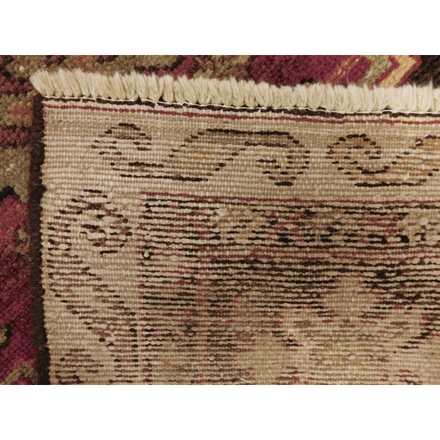 1940s Vintage Hand Knotted Persian Runner For Sale - Image 12 of 13