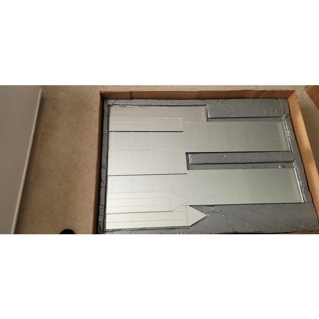 1980s Vintage 1980's New York City Skyline 3d Wall Mirror W/ Twin Towers For Sale - Image 5 of 8