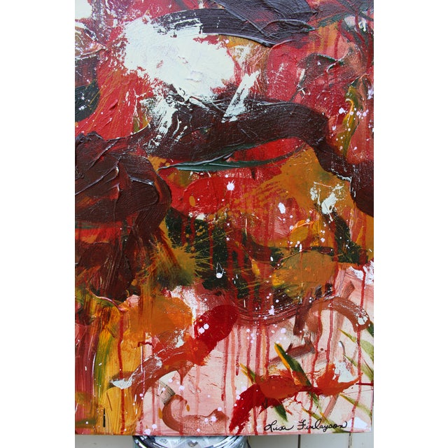 One September Day Large Abstract Painting by Lisa Finlayson For Sale - Image 10 of 14