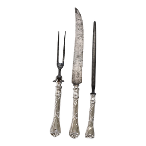 1900s Reed & Barton 1904 Art Nouveau Silverplated Serving Set, Ernest Meyers - 3 Piece