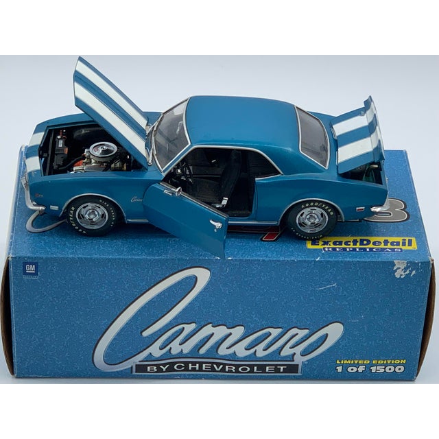 NEW in original box. Excellent condition. 1968 Exact Detail brand, 1:18 scale, Die Cast, Z/28 Camaro model. This is a true...