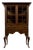 Vintage English Oak Display Vitrine Cabinet, 1920 For Sale