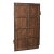 Antique Indian Carved Teakwood and Brass “Folk Art” Door, C. 1880 For Sale