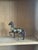 Mid-Century Modern Mid 20th Century Brass Prancing Horse Sculpture For Sale - Image 3 of 8