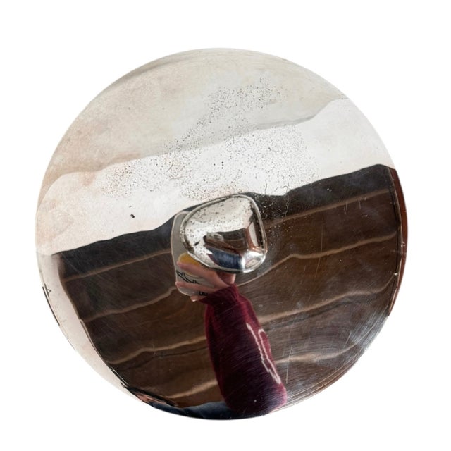 St. James Brazilian Modernist Silver Plate Serving Dish (C. 1980s) For Sale - Image 13 of 15