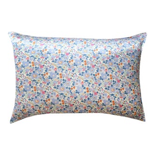 Silk Pillowcase Made With Liberty Fabric Betsy Lavender For Sale