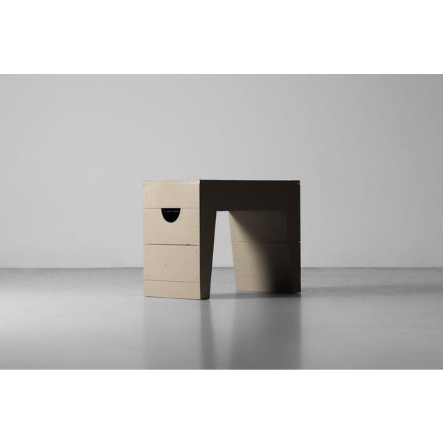 1970s Bossche School Stool by Jan de Jong, Netherlands, 1970s For Sale - Image 5 of 18