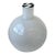 Vintage White + Black Blown Glass Vessel, Circa 1980s For Sale