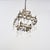 1930s Metal and Glass Chandelier For Sale - Image 6 of 10